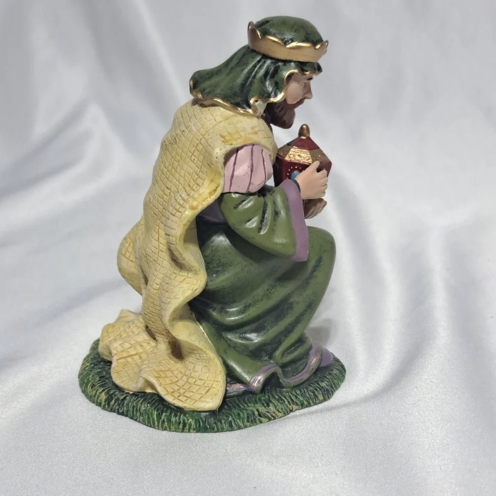 Thomas‎ Kinkade Resin Figurine King Melchoir 2007 Hawthorne Village 4